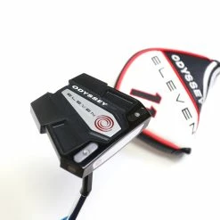 Odyssey Eleven Tour Lined DB Red Stroke Lab Putter RH 35 In Graphite/Steel Shaft