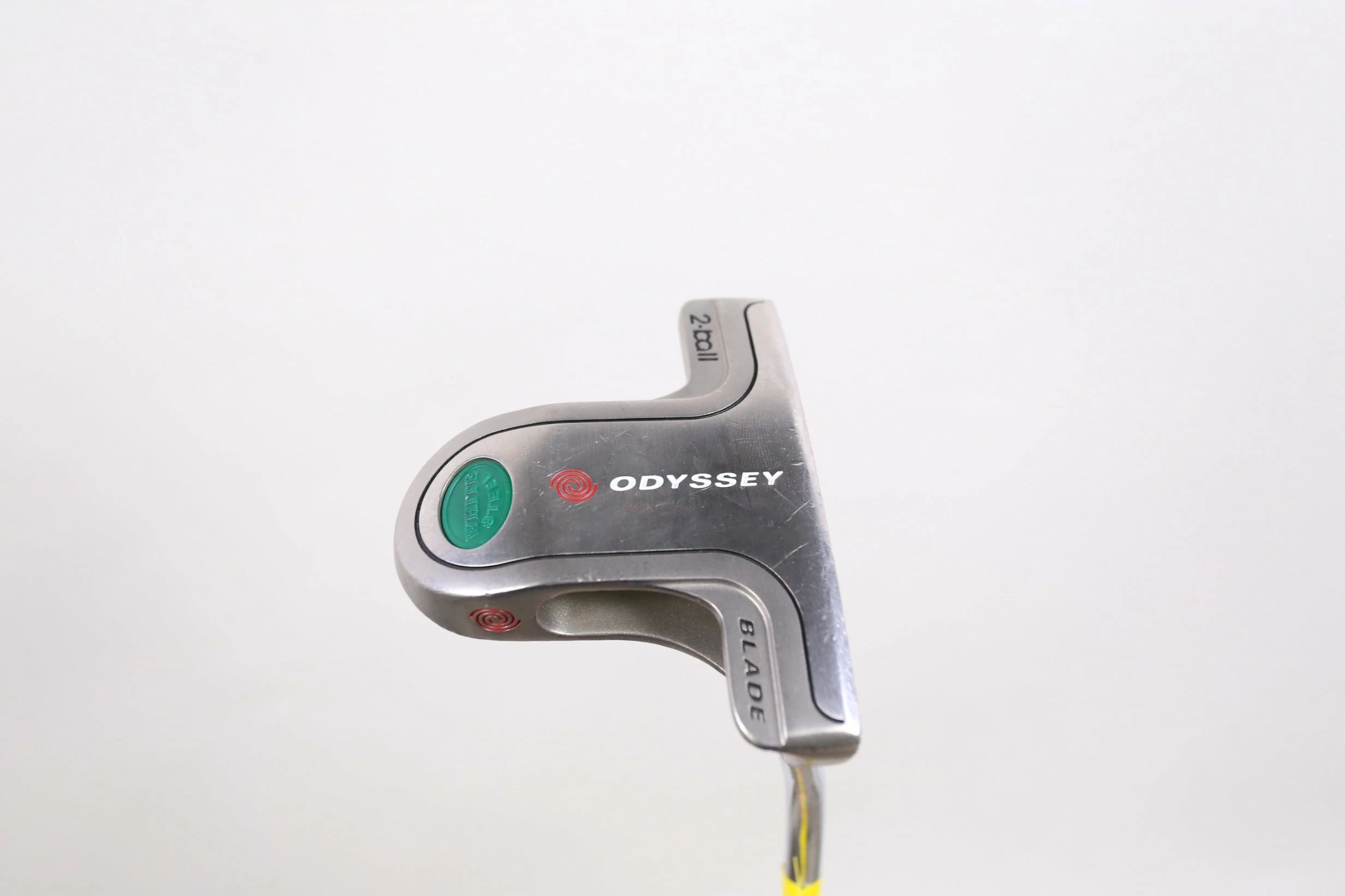 Odyssey White Steel 2-Ball Blade Putter RH 34 In Odyssey Steel Shaft 3 Odyssey White Steel 2-Ball Blade Putter RH 34 In Odyssey Steel Shaft