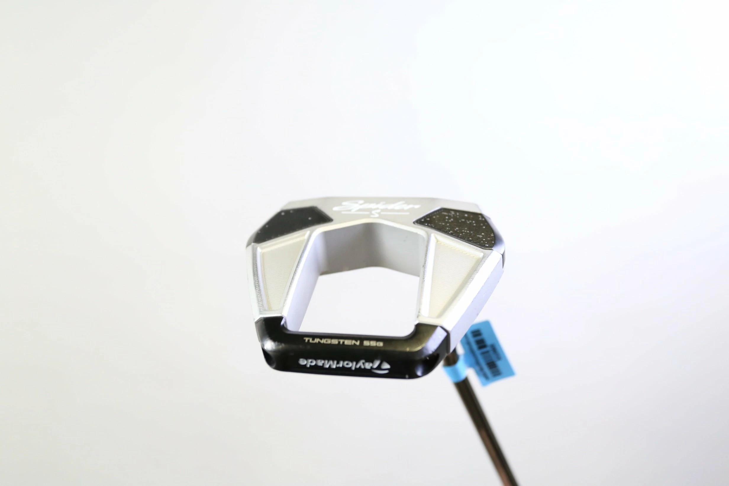 TaylorMade Spider S SB Platinum/White Putter RH 35 In Steel Shaft Winn Jumbo 3 TaylorMade Spider S SB Platinum/White Putter RH 35 In Steel Shaft Winn Jumbo