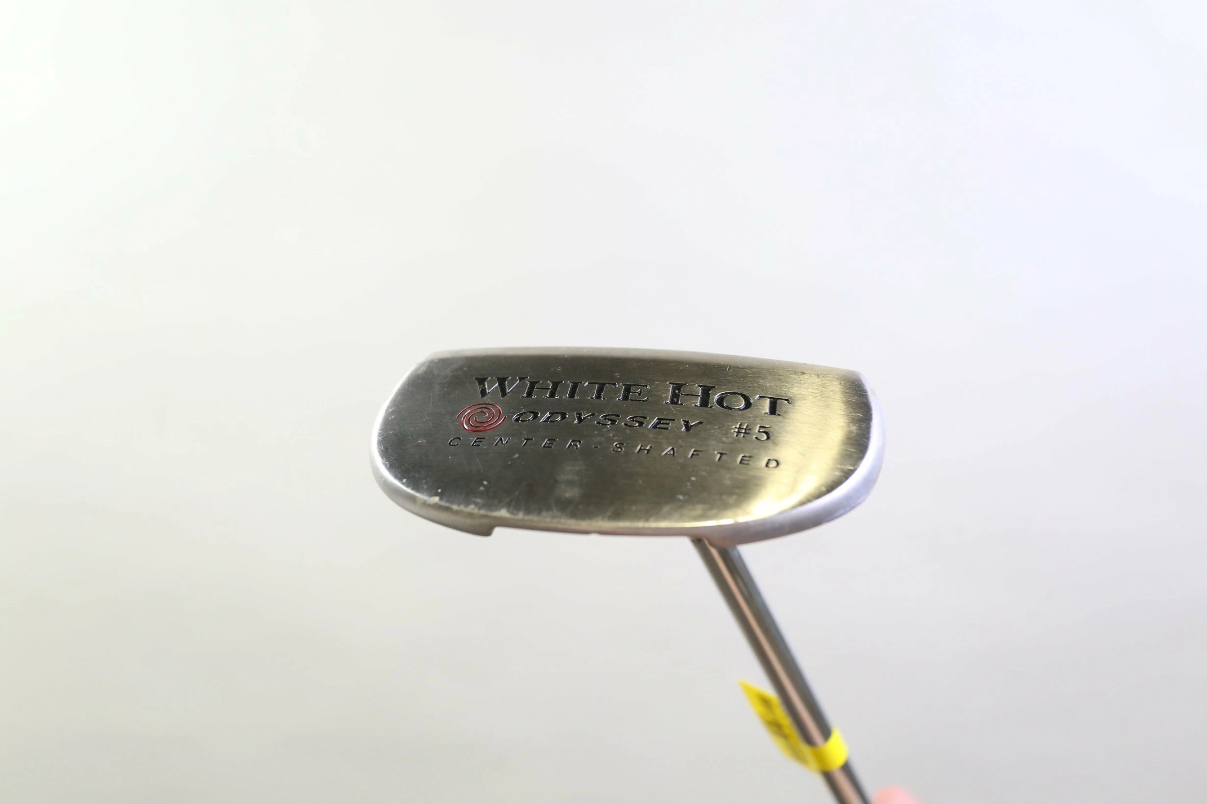 Odyssey White Hot #5 CS Putter RH 34 In Steel Shaft Odyssey Grip Mid-mallet 3 Odyssey White Hot #5 CS Putter RH 34 In Steel Shaft Odyssey Grip Mid-mallet