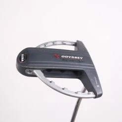 Odyssey White Steel Tri Ball SRT Putter RH 35.25 In Steel Shaft Winn Grip Mallet